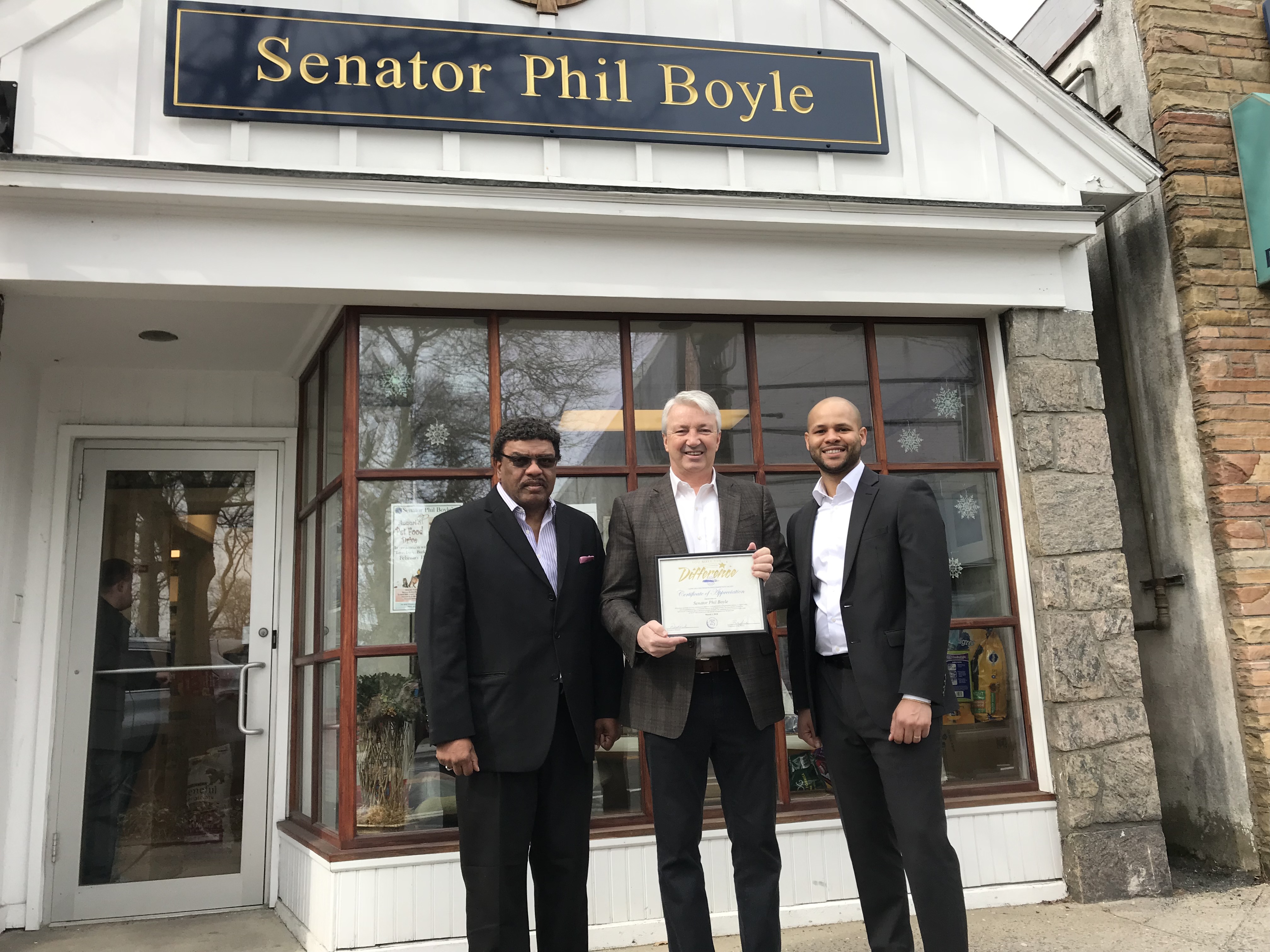 Thank You Senator Phil Boyle